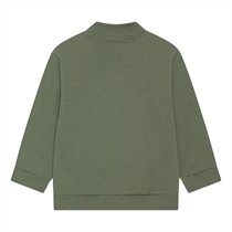 BIRKHOLM Sweat Cardigan Oliven Grøn